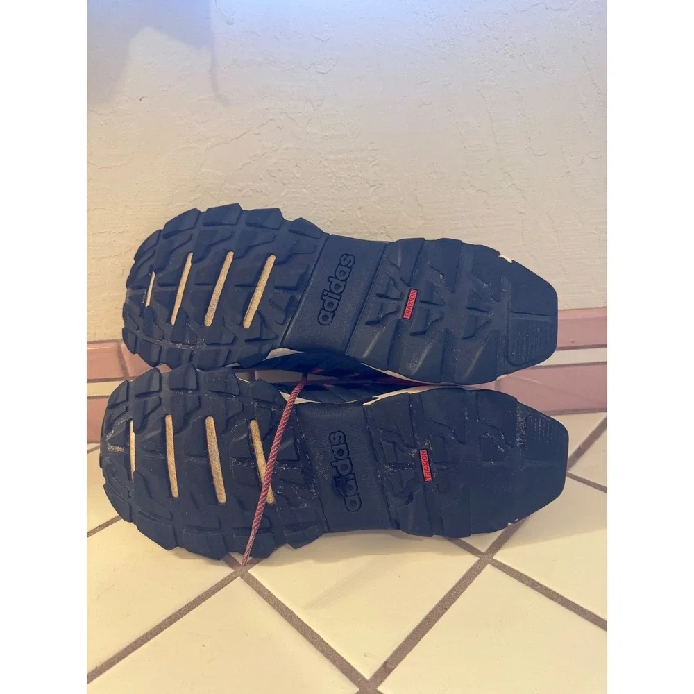 Adidas Trail Running Shoes Mens Size 13 US Gray Red‎ Outdoors Athletic Sneakers
